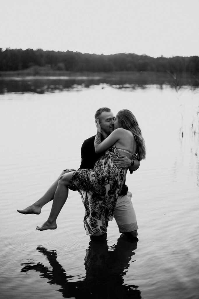 sesja ciazowa nad woda